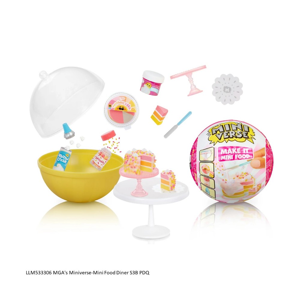 MGA (เอ็มจีเอ) Miniverse - Mini Food Diner S3B PDQ ของเล่นจิ๋ว DIY รหัส LLM533306