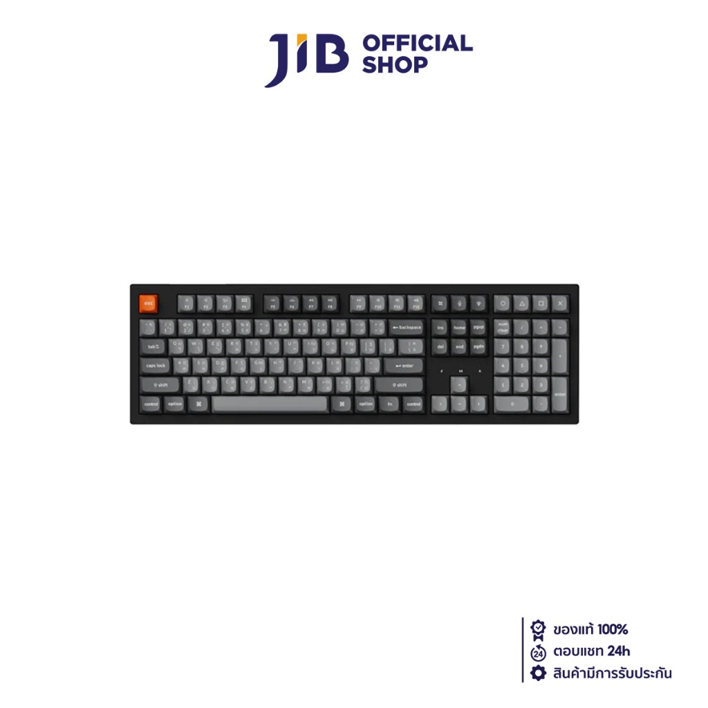 WIRELESS KEYBOARD (คีย์บอร์ดไร้สาย) KEYCHRON K10 MAX SILENT TRI-MODE CUSTOM QMK/VIA RED SW (K10M-H6-