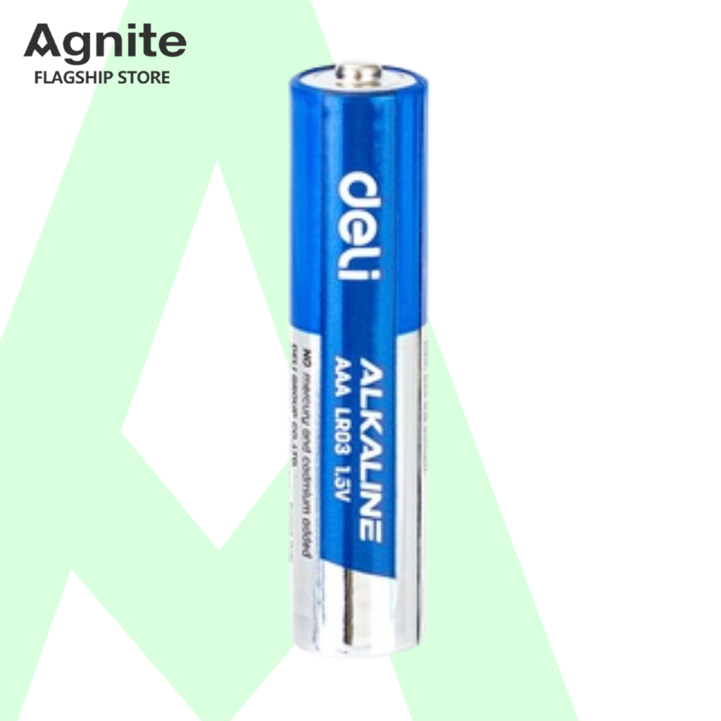 Agnite ถ่านอัลคาไลน์ 1.5โวลต์ ขนาด AA / AAA มี 1 ก้อน ของแท้ 100% ถ่านก้อนAlkaline ถ่านไฟฉาย  Alkaline Battery