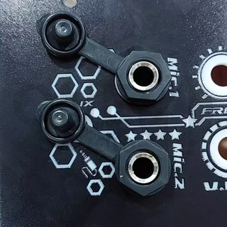 OneAudio ฝาครอบ แจ๊คไมค์ปรีไมค์ZK-AMPกันลมรั่วได้ดีมี 3 สี(3D) ลำโพง Diy กล่องครอบกันลมรั่วออกตัวช่องเสียบไมค์โครโฟนหลัง