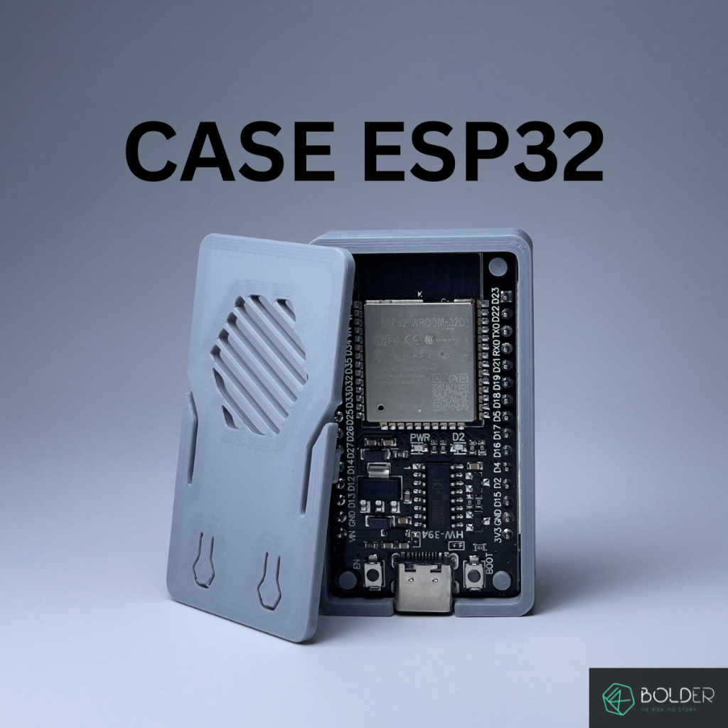 Case ESP32 WROOM TYPE-C เลือกสีได้ ทนความร้อน เคสสำหรับบอร์ด ESP32 ผลิตจากพลาสติก PLA สีสันสวยงาม