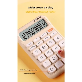 MOFii เครื่องคิดเลข 12 หลัก CUTECULATOR รุ่น Q10 สไตล์มินิมอล ขนาดกะทัดรัด ปุ่มนิ่ม สีสันพาสเทล