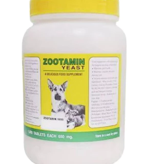 Zootamin ซูตามิน (เหลือง) วิตามินรวมสุนัข บำรุงสุขภาพ ขนสวยงาม ช่วยเจริญอาหาร
