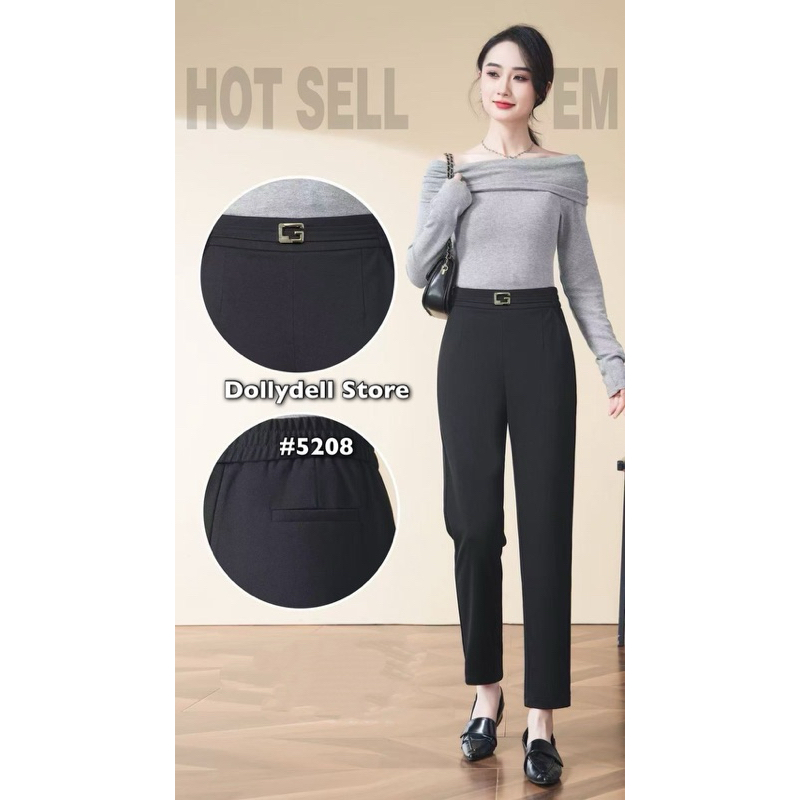 5208 กางเกง Dolly Dell ทรงใส่ทำงาน ใส่เที่ยว สวยๆ ทรงสวยๆ