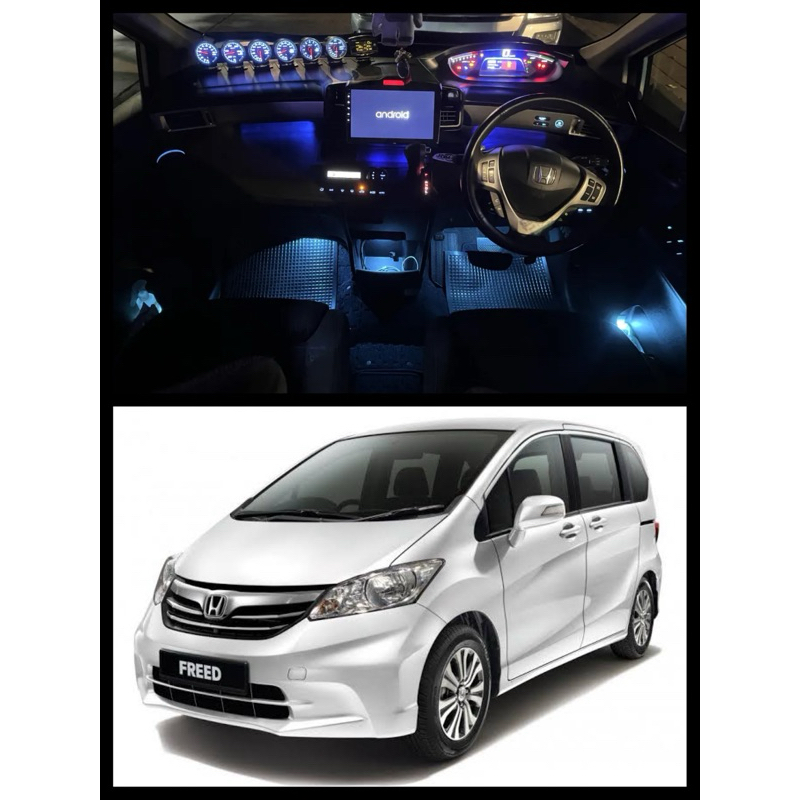 ไฟส่องเท้า Honda Freed คู่หน้า เสียบปลั๊กตรงรุ่นไม่ตัดต่อสายไฟ ฮอนด้าฟรีด Freed ไฟส่องพื้นfreed