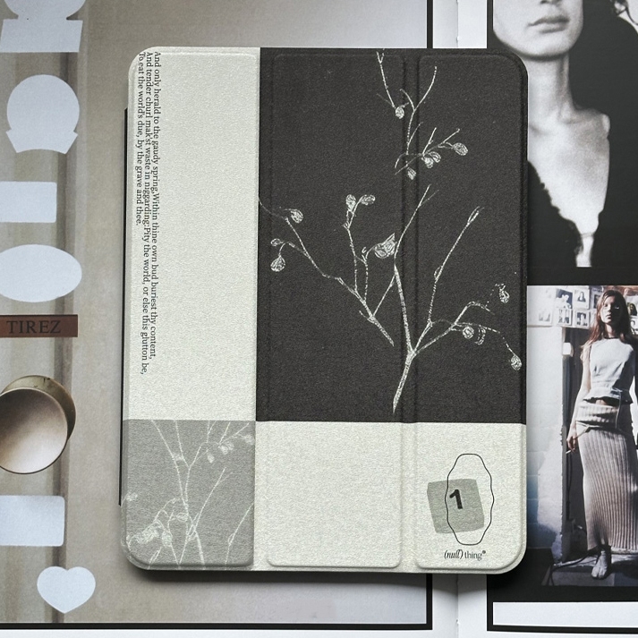 🔥พร้อมส่ง🔥เคสไอแพด Air6 Gen11 Air8 11 สไตล์วินเทจ ที่ใส่ปากกา Air4/5 10.9 Air7 เคส iPad Gen11 Gen10