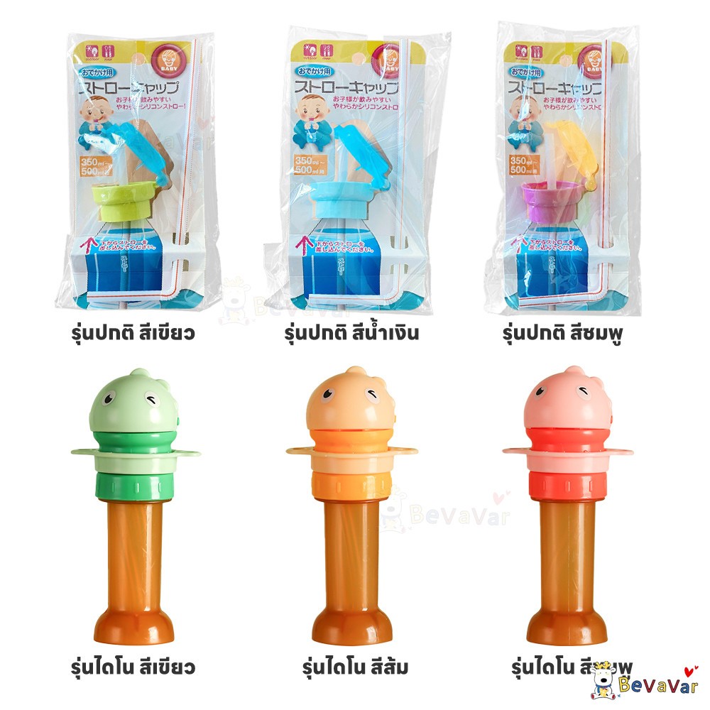 BEVAVAR ฝาดูดน้ำจากขวด ฝาปิดขวดน้ำพร้อมจุกดูด ดื่มง่าย ฝาขวดน้ำ ป้องกันการรั่วไหล ฝาครอบขวดน้ํา