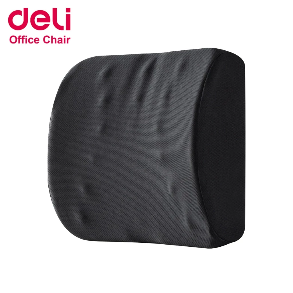 Deli เบาะพิงหลัง เบาะรองหลัง เพื่อสุขภาพ ลดอาการปวดหลัง นั่งสบาย รองรับสรีระของร่างกาย Cushion
