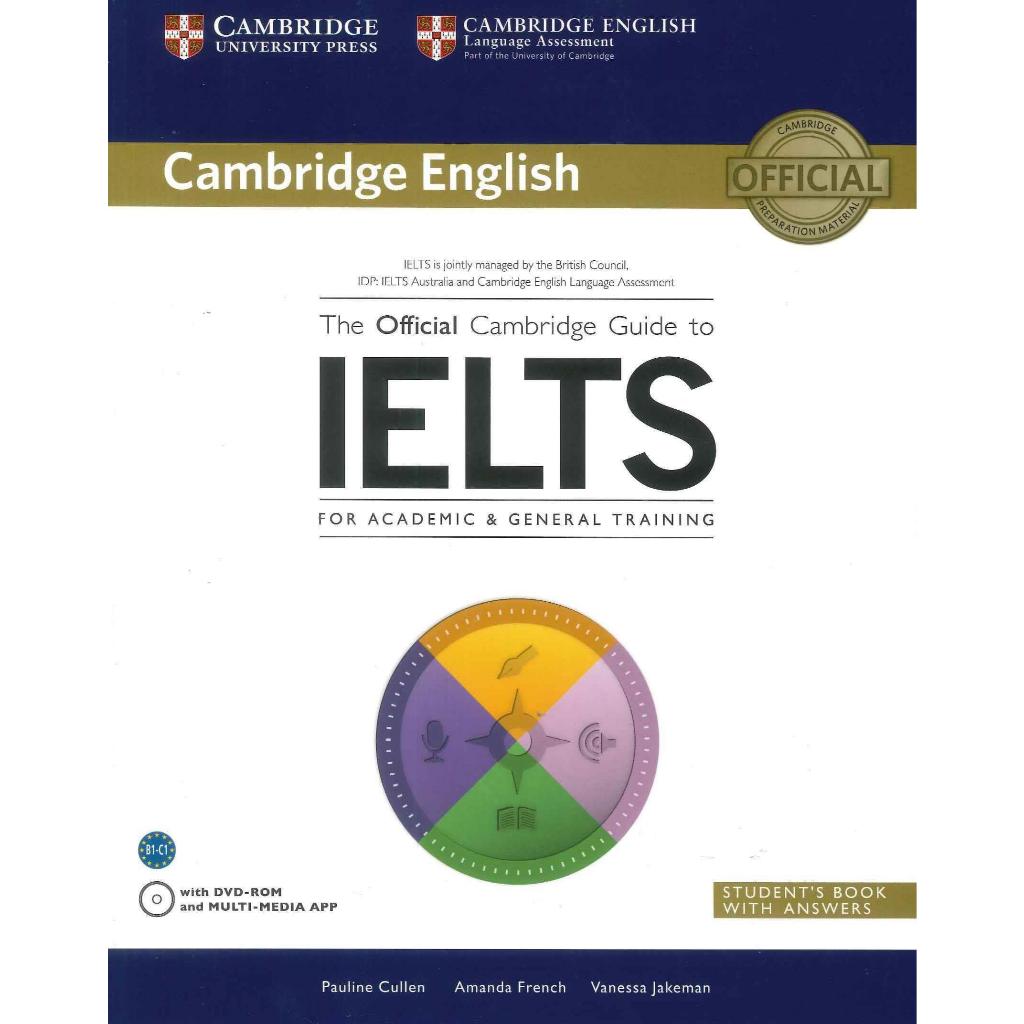 พร้อมส่ง OFFICIAL CAM.GUIDE TO IELTS:STUDENT S+AN(สภาพหนังสือไม่สวย)#PAULINE CULLEN#CAMBRIDGE UNIVERSITY