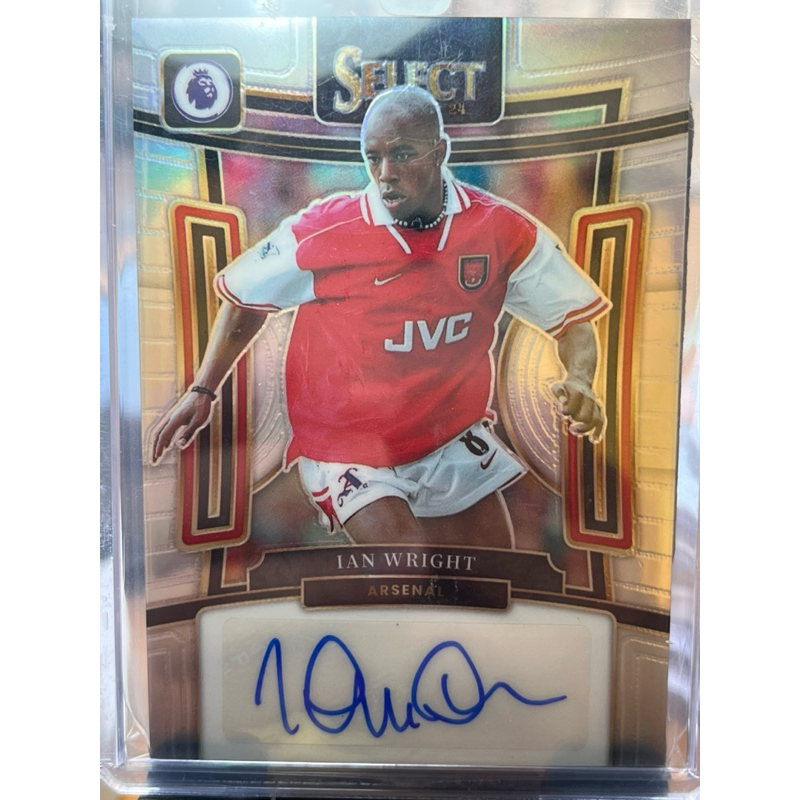 Card Football Ian Wright เอียน ไรซ์ พร้อมลายเซ็นแท้ ของแท้ราคาเบา