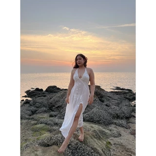 Sunset Dress เดรสยาวเหมาะสำหรับใส่ไปทะเล