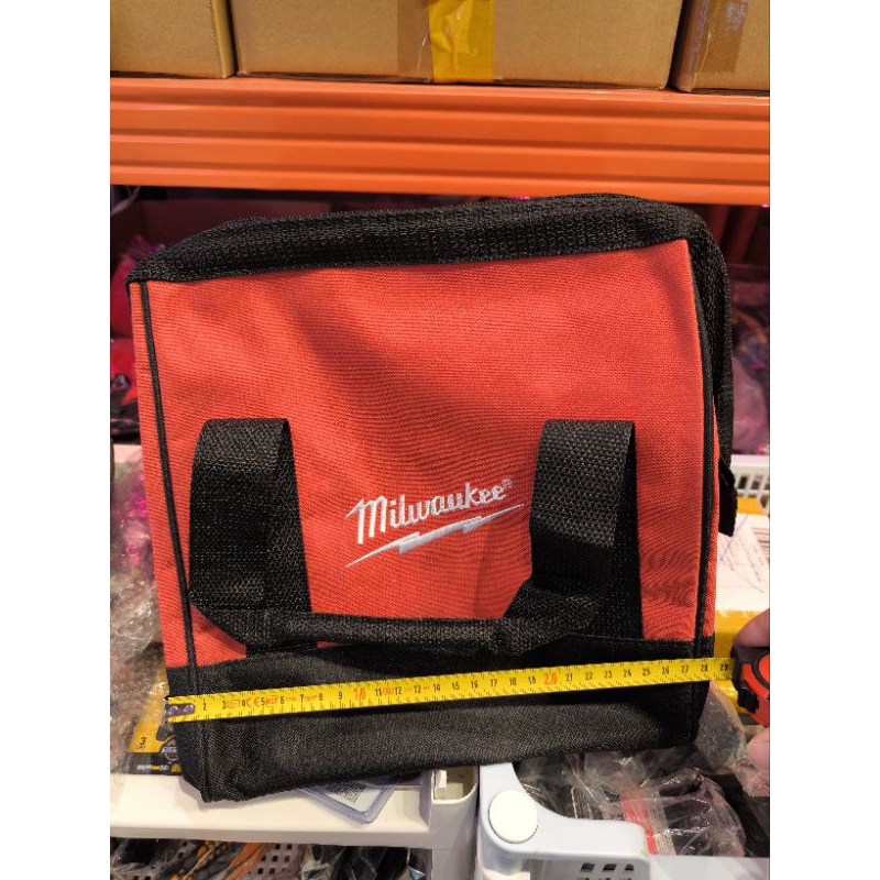 กระเป๋าผ้า Milwaukee ขนาดใหญ่ 28*28cm ใส่พัดลมM12ได้