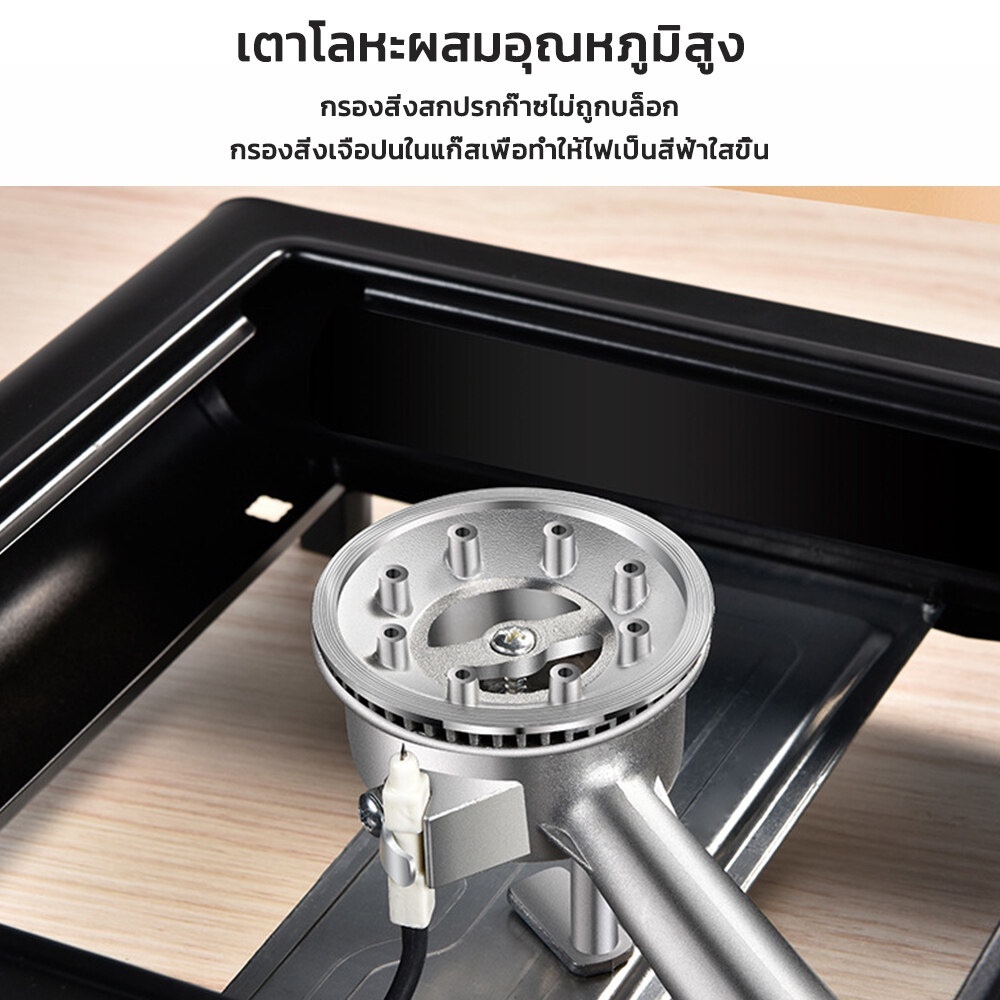 ⭐️LionKids⭐เตาแก๊สปิคนิค 2600W พกพาสะดวก ตาแก๊ส ออกเอ้าดอร์สบายแถมฟรีกล่องเก็บเตา เตาเคลือบกันสนิม - รูปที่ 4