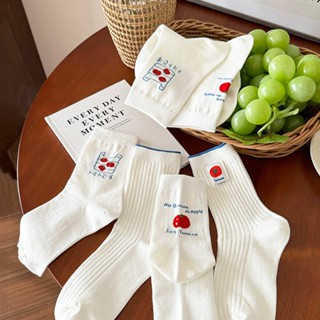 ในไทย-พร้อมส่ง✨ถุงเท้าแฟชั่น ลายการ์ตูนน่ารัก สไตล์ญี่ปุ่น บ…