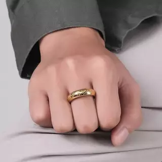 ✨ ส่งไวใน 24 ชม. แหวนประมุข The One Ring สลักภาษาเอล์ฟบนแหวนด้วยเลเซอร์ ไม่ลอก ไม่ดำ แหวนเดอะลอร์ด