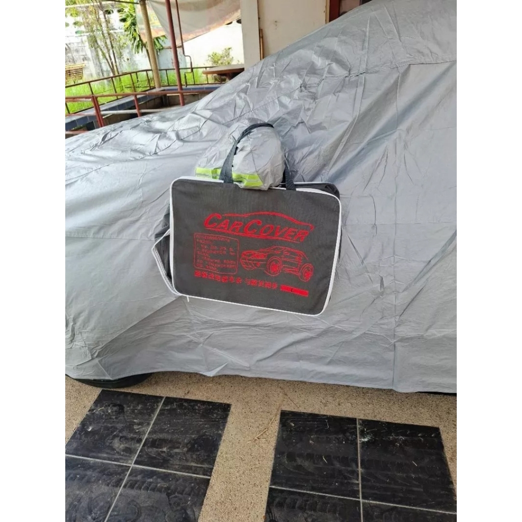 ⛅สไตล์ใหม่+ถุงเก็บของ CAR COVER กันฝุ่น ผ้าคลุมรถ ทุกรุ่น เก๋ง กะบะ  แถมฟรี ถุงผ้า PVC กันรังสี UV กันฝน กันน้ำ100% - รูปที่ 6