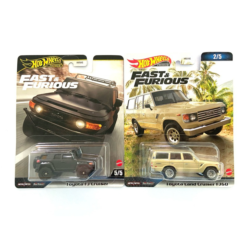 Hot Wheels 🔥| TOYOTA FJ CRUISER | TOYOTA LAND CRUISER FJ60 ~ FAST&FURIOUS | 🛞ล้อยาง 👍แพคพรีเมี่ยม | 