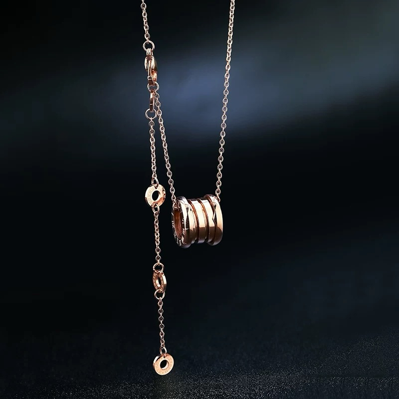 สร้อยคอจี้โรมัน ไม่ลอกไม่ดำ สร้อยสแตนเลสแท้ ความยาว16นิ้ว - รูปที่ 4