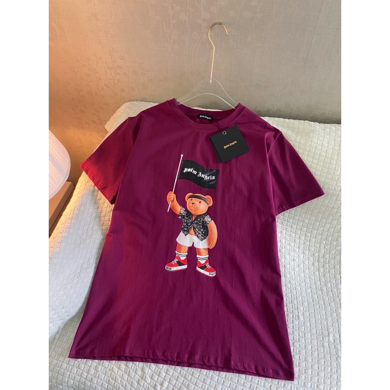 เสื้อยืดหมีถือธง Palm Angels งานป้ายKimberry Store