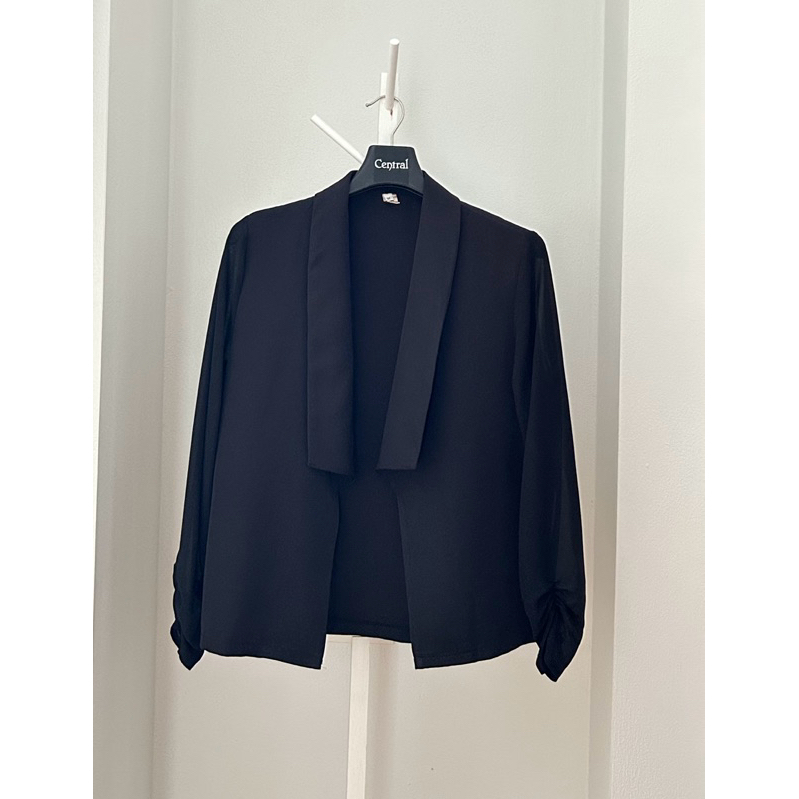 🔥👚ใส่คอปก แขนผ้าชีฟอง ป้าย Seri Shop