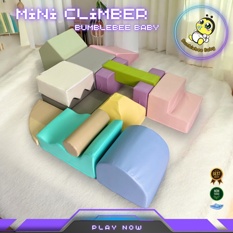 ชุดปีนป่าย Mini Climber ของเล่นเสริมสร้างพัฒนาการ soft play (BUMBLEBEE BABY) - รูปที่ 7