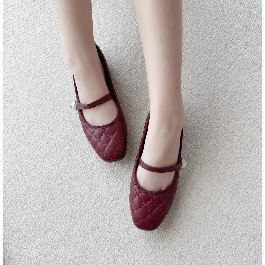 รองเท้าคัทชู แมรี่เจนส้นเตี้ย  รองเท้าkaimooksissy 789-288