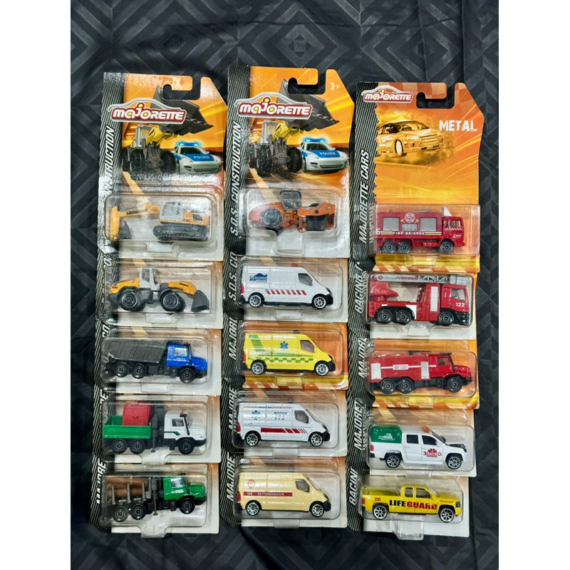 [สินค้าพร้อมส่ง] รวมรถเหล็กยี่ห้อ Majorette *Set B สเกลประมาณ 1:64 สวยงามสมจริง คัดแต่คันสวยๆ หายาก