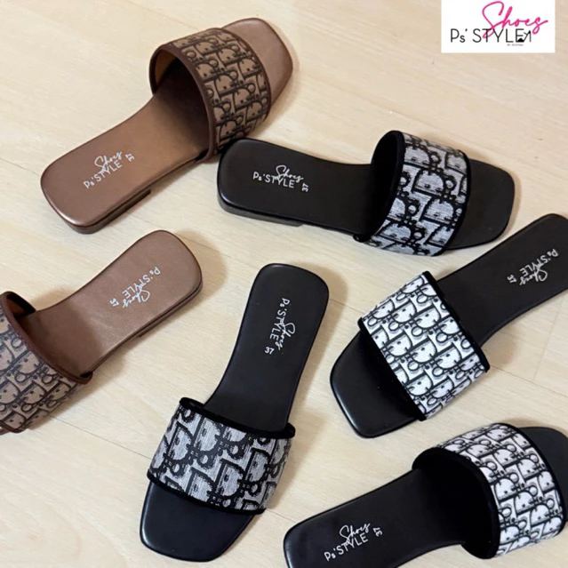 (13) มาใหม่ ✨ พร้อมส่ง (36-45) รองเท้าแตะสวมลำลองผู้หญิง พร้อมส่ง