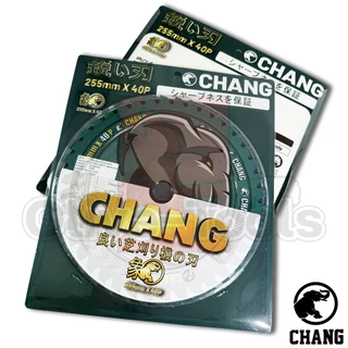 ใบจานตัดหญ้า ชนิดใบเลื่อยวงเดือน ขนาด10นิ้ว 40ฟัน ยี่ห้อ CHANG(ช้าง)