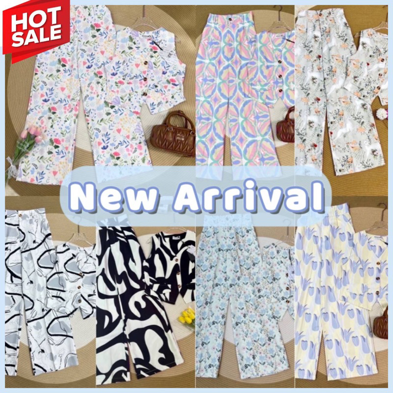 LILY เซ็ต 2 ชิ้น[เสื้อ+กางเกง]งานป้าย มีให้เลือกทั้งหมด 10 แบบ ผ้าเนื้อดีมากค่ะ