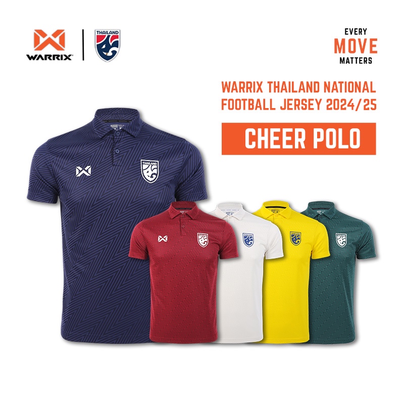 WARRIX THAILAND HOME JERSEY 2024/25 CHEER POLO (WA-243FBATH30)