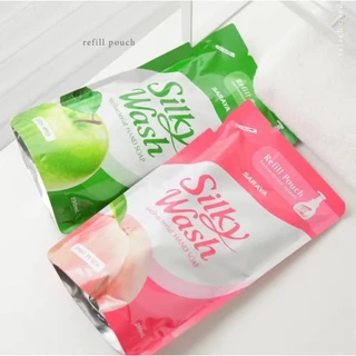SARAYA Silky Wash (Refill) 290ml. ศารายา โฟมล้างมือ ขจัดแบคทีเรีย เชื้อโรค สะอาด ฟองโฟม หนานุ่ม ถุงรีฟิล กลิ่นแอปเปิ้ล