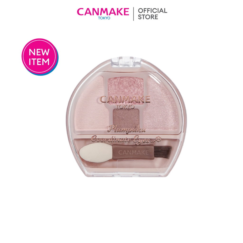 CANMAKE Plumpuku Coordinate Eyes Neo พาเลทอายแชโดว์สร้างดอลลี่อายรุ่นพิเศษ