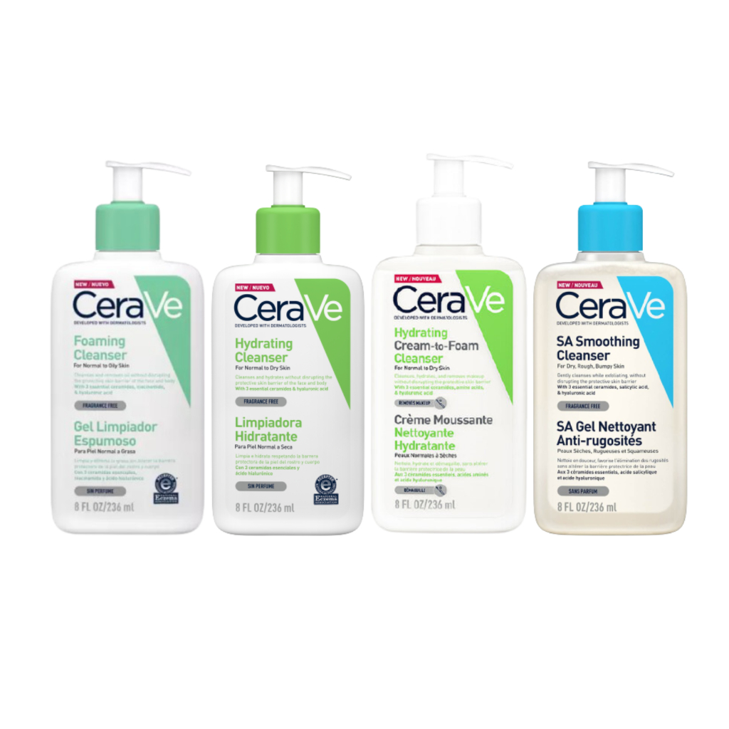 Cerave Cleanser เซราวี โฟมล้างหน้า ทำความสะอาดผิวหน้า