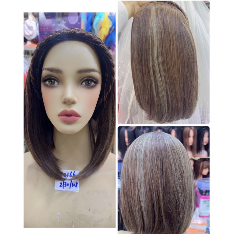 ฮาฟวิกคาดเปียครึ่งศรีษะทรงบ๊อบ รหัสJ3166จะเป็นลักษณะโครงคาดเปียด้านหลังเป็นเนื้อไหม ส่งในไทย