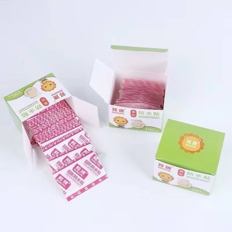 🩹 พลาสเตอร์ยาแปะแผล (สีเนื้อ/วงกลม) 100แผ่น กันน้ำ ป้องกันเชื้อโรค ลอกออกง่ายไม่เจ็บ - รูปที่ 4