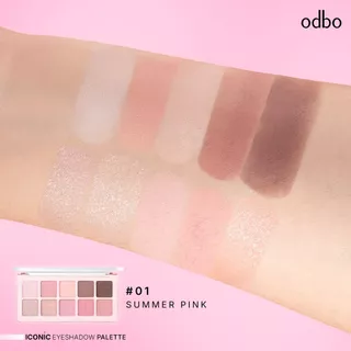 ODBO - Iconic Eyeshadow Palette โอดีบีโอ ไอโคนิค อายแชโดว์ พาเลท