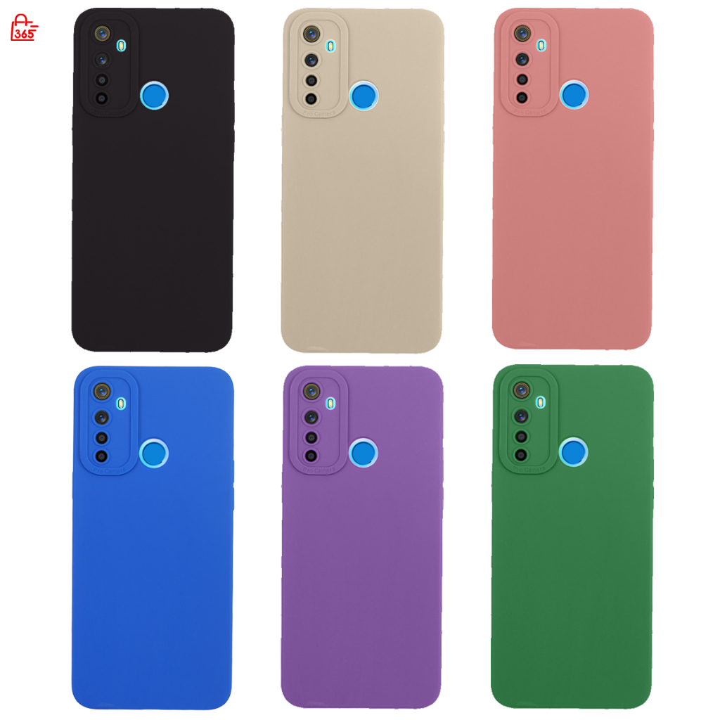 เคส สำหรับ realme 5 5s 5i C3 6i เคสซิลิโคนนิ่ม กันกล้อง TPU สีพื้น