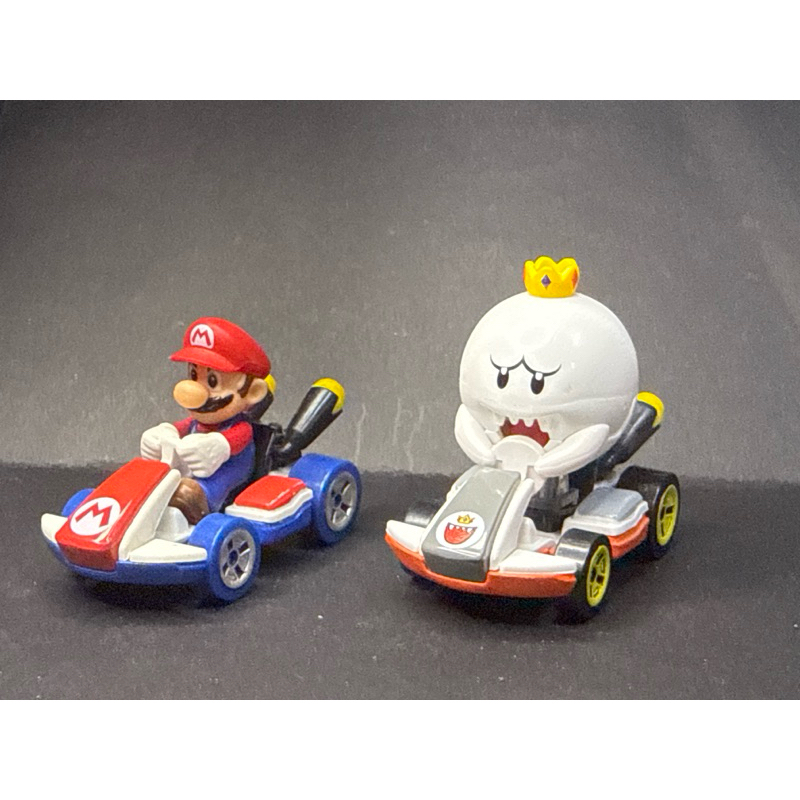 Hot Wheels Mario Kart Mario & King boo นอกแพ็ค