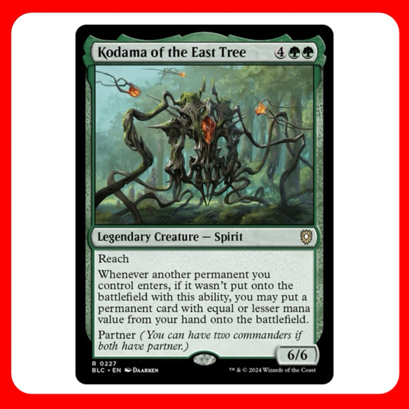 [MTG] Kodama of the East Tree [BLC] [GREEN] [RARE] [NORMAL] [ENG] (การ์ดเมจิค / Magic the Gathering)