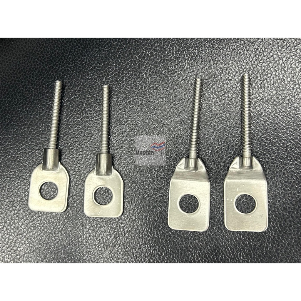 Heng หางปลาเวฟเลสแท้ ตัวปรับตั้งโซ่สแตนเลสงานด้าน  สำหรับใส่มอเตอร์ไซค์รุ่น WAVE110i, W125S, W125R, W125i บังลม, W100s