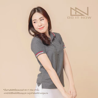 เสื้อโปโล รุ่น Rocking Horse 🔥สีเทาท็อป🔥 (หญิง) By Doitnow สินค้าคุณภาพ จากแห่งผลิตโดยตรง!!