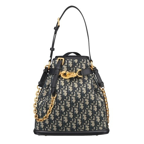 Dior ดิออร์ C'est Dior การเดินทางในชีวิตประจำวัน crossbody&shoulder bag bucket bag แฟชั่นระดับไฮเอนด์ กระเป๋าถือ