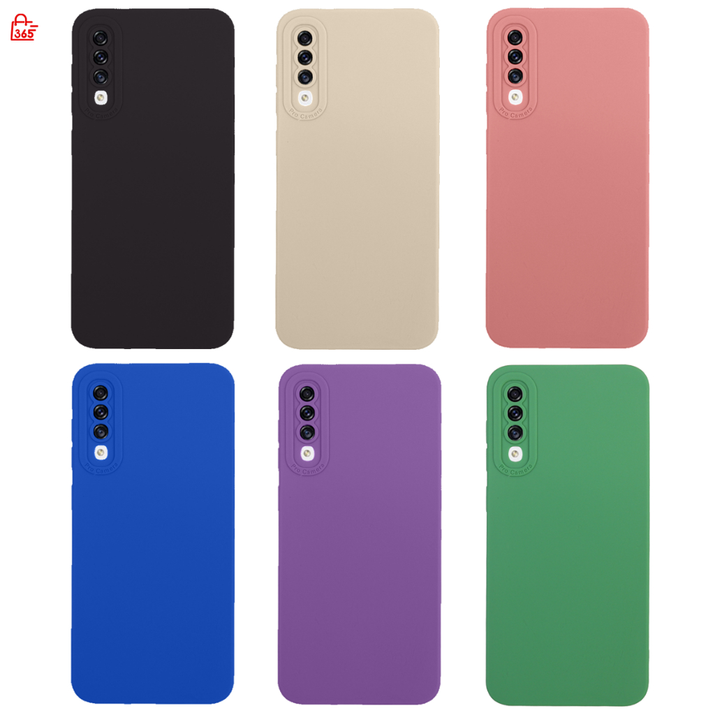 เคส สำหรับ Samsung Galaxy A30s A50s A50 เคสซิลิโคนนิ่ม กันกล้อง TPU สีพื้น
