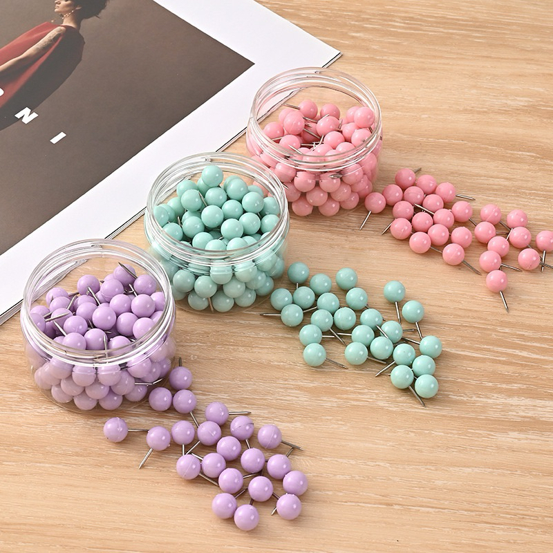เข็มหมุดหัวกลม 100-102 ตัว พร้อมส่ง