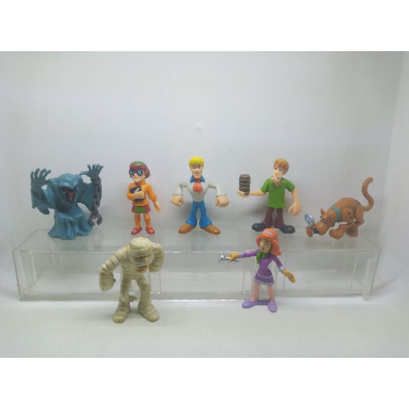 โมเดล Scooby Doo ชุด 7 ตัว งานแท้ ตัวนิ่งไม่ มีจุด ขยับ