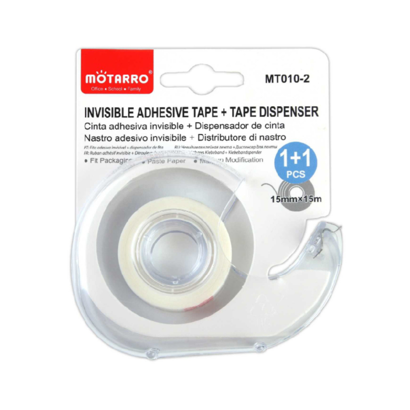 ที่ตัดเทปหอยโข่ง แท่นตัดเทปใส เทปขุ่น พกพาได้ Tape Dispenser MOTARRO MT010-2 / MT012-5
