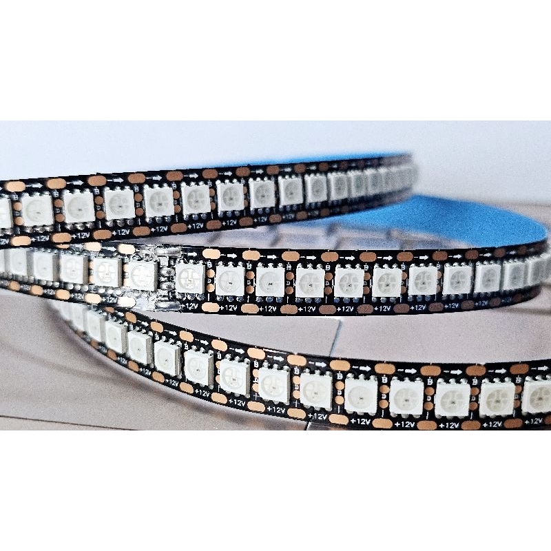 LED Strip​ Lights Full color ไฟเส้น ไฟติดรถ 144LED 12V WS2815 IP20