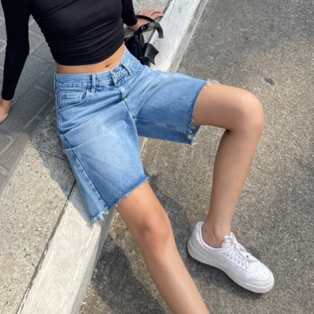 ยีนส์ Nammon Jeans NM30-NM302-NM304-NM22 กางเกงยีนส์เรียบขา 3 ส่วน - ผ้าไม่ยืด รูปที่ 2