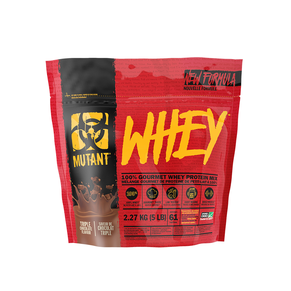 Mutant Whey ขนาด 2.27 kg / 5 lbs เวย์โปรตีน เวย์โปรตีนเพิ่มกล้ามเนื้อ ของแท้